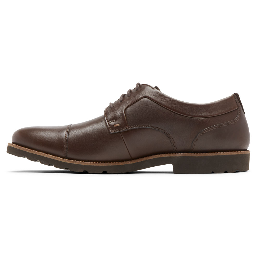 Rockport Oxfords Herr Mörkbruna - Sharp & Ready 2 Cap Toe - LADQJ6847